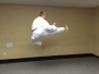 Mr. Capps Flying kicks in class